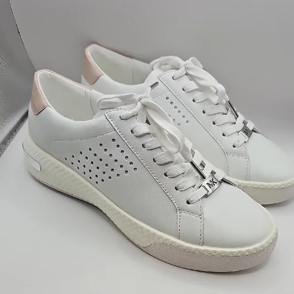 Michael Kors Shoes Michael Kors Codie Lace Up White And Pink